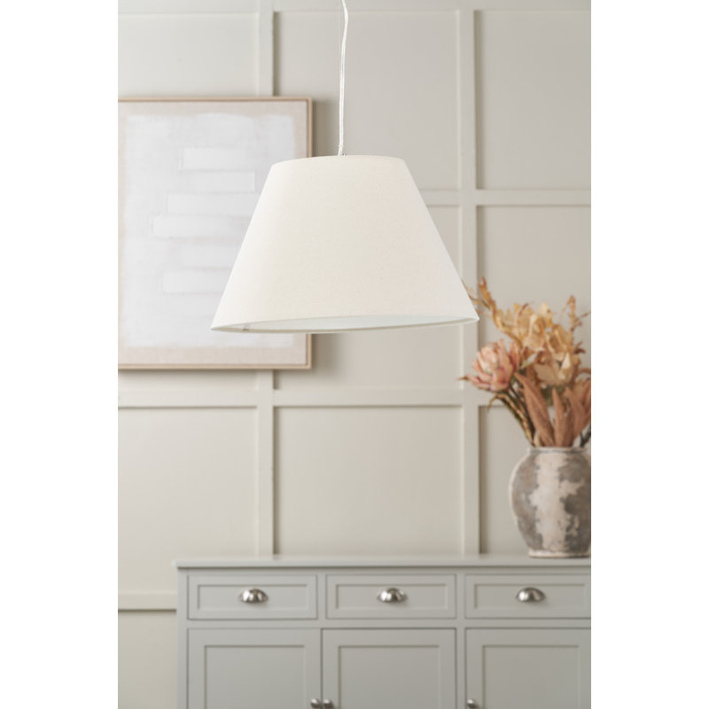 Deason Linen Empire Lamp Shade, 23cm H x 36cm W x 36cm D