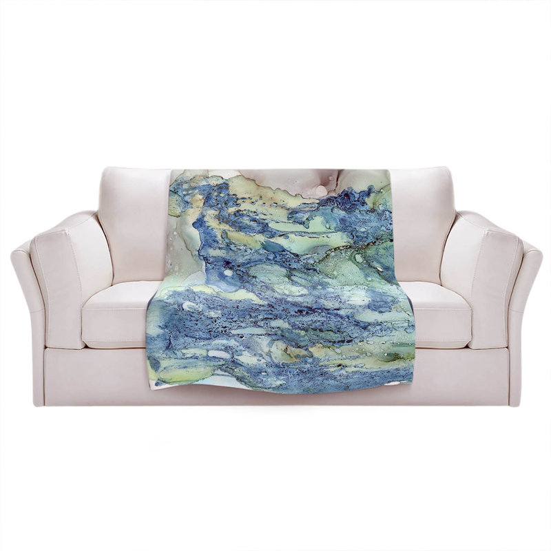 Hand Woven Throw Blanket, 68" W x 80" L