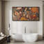 Abstrait botanique abstrait floral et faune bohème vibrant-94945951-111176968