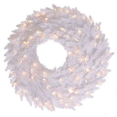 Fir Prelit PVC Artificial Christmas Wreath