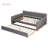 Full Size Velvet Upholstered Daybed With Wood Slat Support-419720327