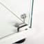 Vitrine à une porte en verre blanc, 3 tablettes - option de décoration intérieure, superbe rangement pour vos biens