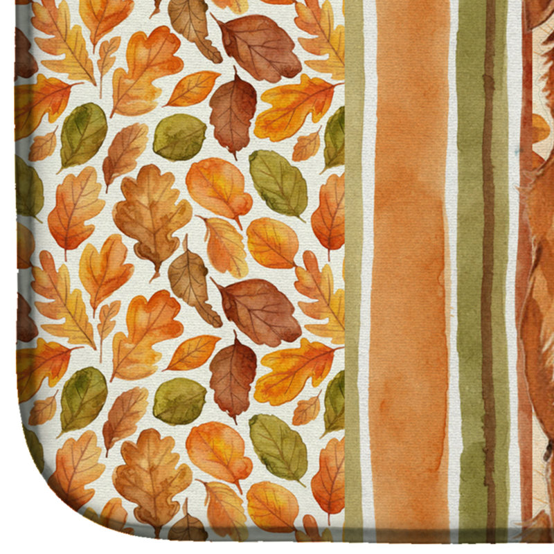 Tapis de séchage orange Nova Nova Duck Tolling Retriever Heirloom