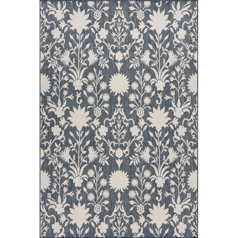  Tapis traditionnel intérieur / extérieur Navelle, Rectangulaire 4 pi x 6 pi