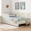 Structure de lit simple tapissier avec 2 tiroirs de rangement-334096056-334096058
