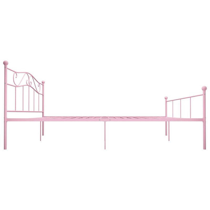 Vankirk Metal Bed, Super King (6'), Pink