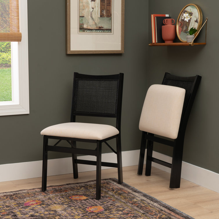Donner Padded Seat Cane Back Banquet Dining Chair & Reviews | Joss & Main