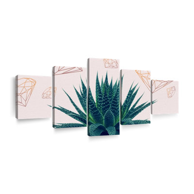 «Succulent Succulent Plant», ensemble de 5 diamants