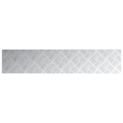 Silver Aluminium Stair Treads Rectangular