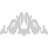 Opal H W D Composite Rosette Applique-32732131