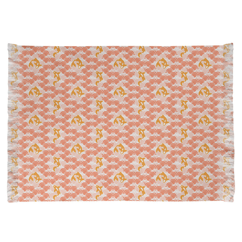 Tapis orange / beige Mcguigan, null