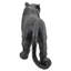 Statue panther noir occulte