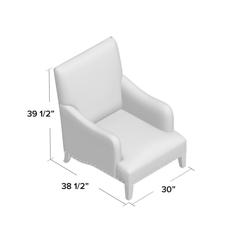 Hawley Upholstered Armchair, Linen (3152 72), Espresso