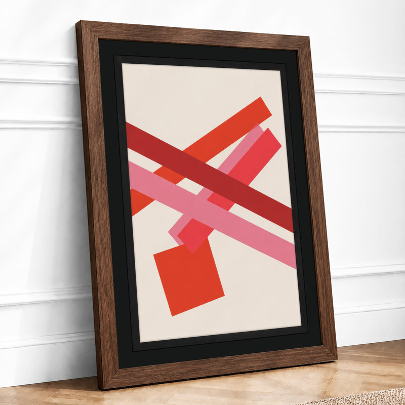 Rhythm Geometric - Print, Walnut, A3 - 42.0 x 29.7 cm