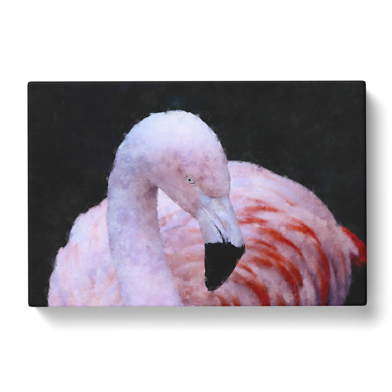 Pink Flamingo Vol.1 - Wrapped Canvas Print, 40cm H x 60cm W x 3cm D