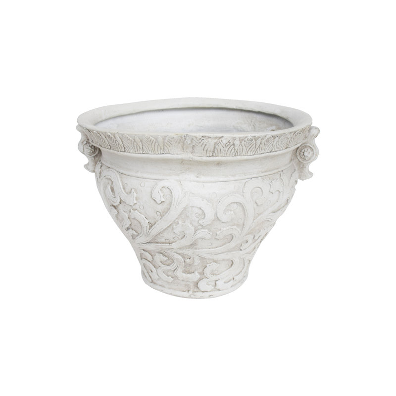 Gish Pot Planter, Antique White