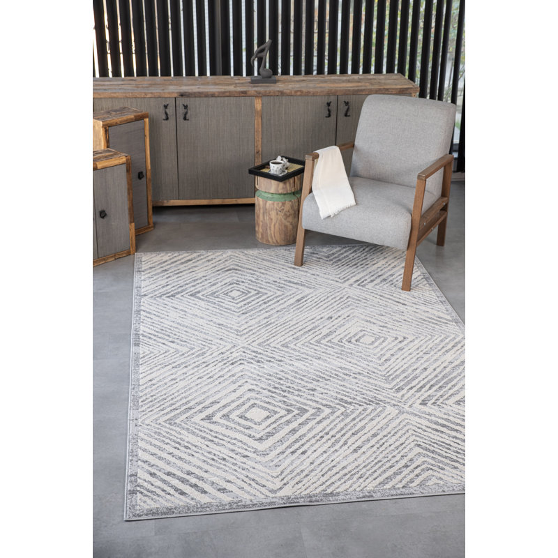 Tapis abstrait transitionnel de la collection Odena, Rectangulaire 2 pi x 3 pi