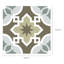 Ambrea Limestone Spanish Glossy 3D Sticker Tile 15.24cm x 15.24cm