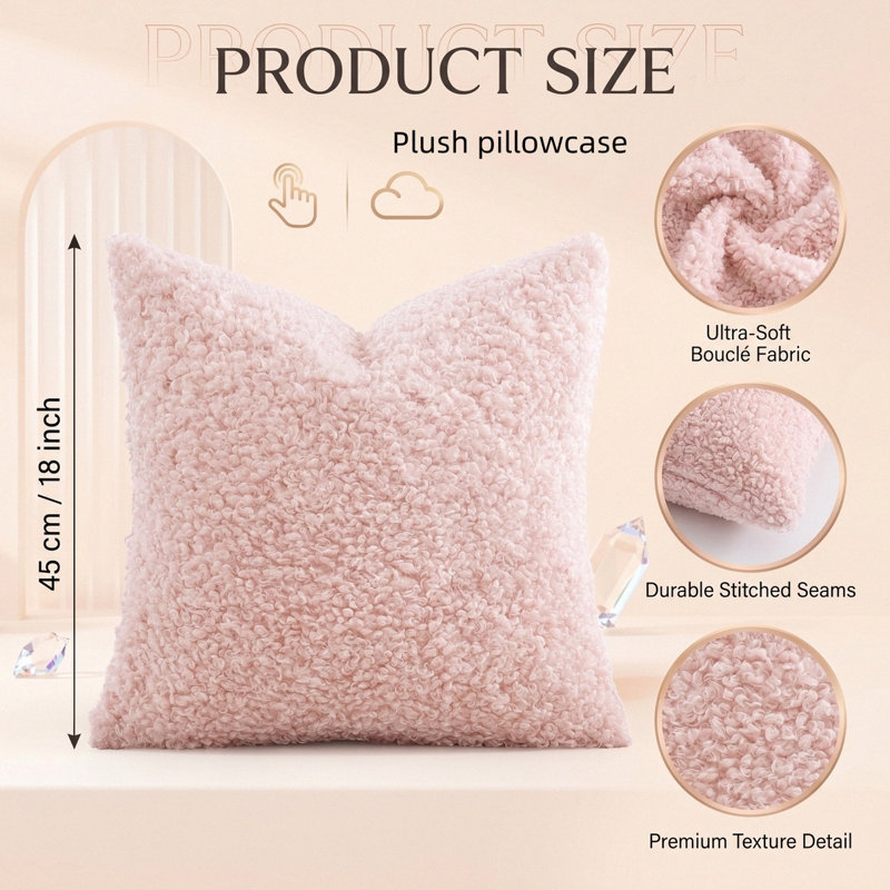 Coussin Teddy Teddy, Pink