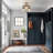  3-Light Glass Globe Semi Flush Mount