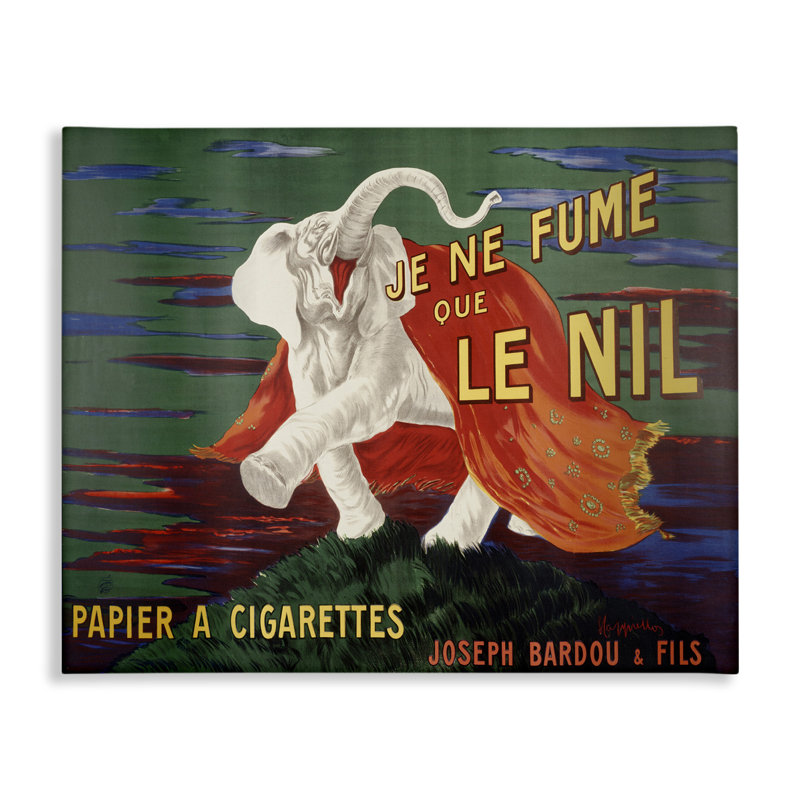 Publicité rétro sur toile, par Marcus Jules, H 16 po x l 20 po