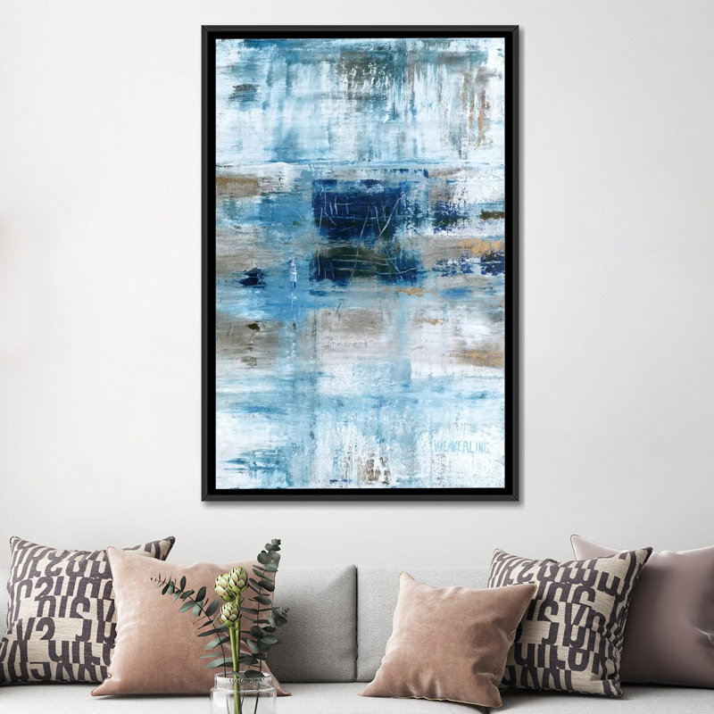 «Heaven», reproduction d'art sur toile, Toile avec cadre noir, Pas de tapis, H 26 po x l 18 po x P 1,5 po