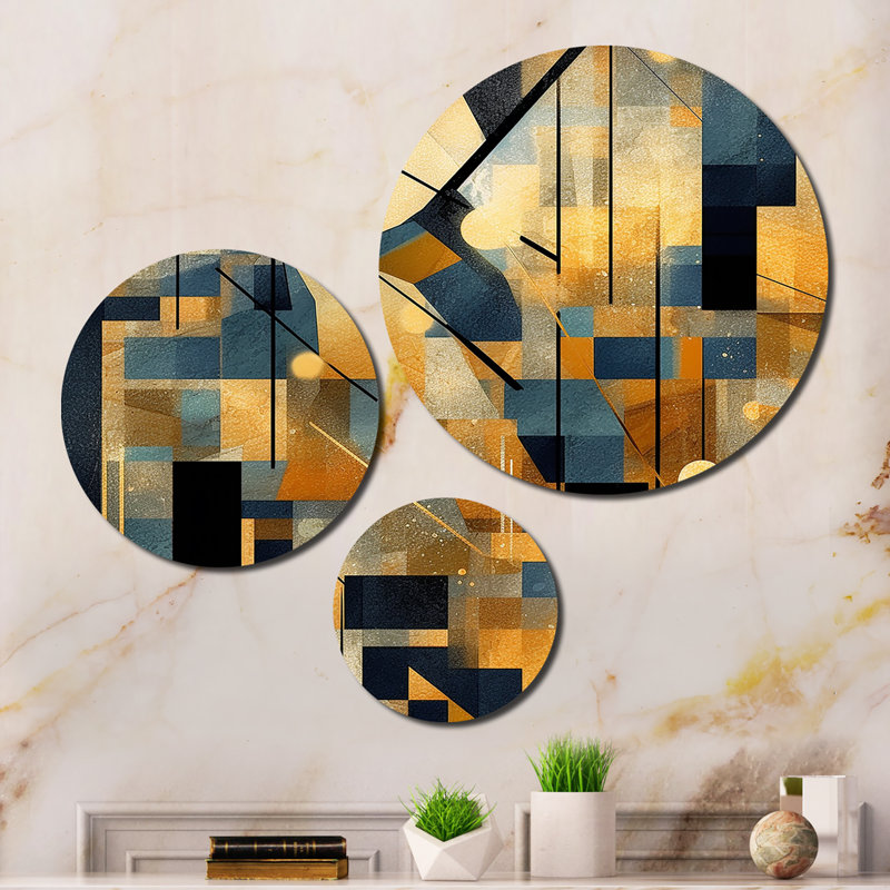 Abstract Wall Decor on Metal
