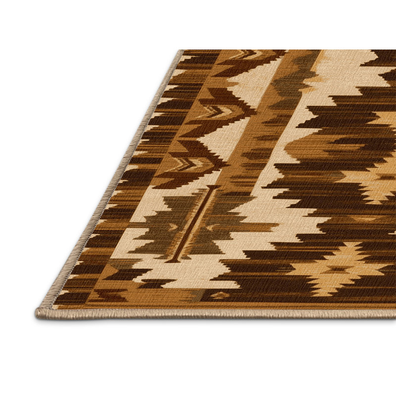 Tapis lavable Tumbleweed Southwestern, Carré 4 pi