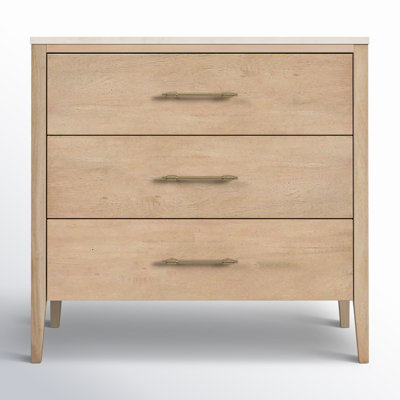 33" Genuine Marble Dresser