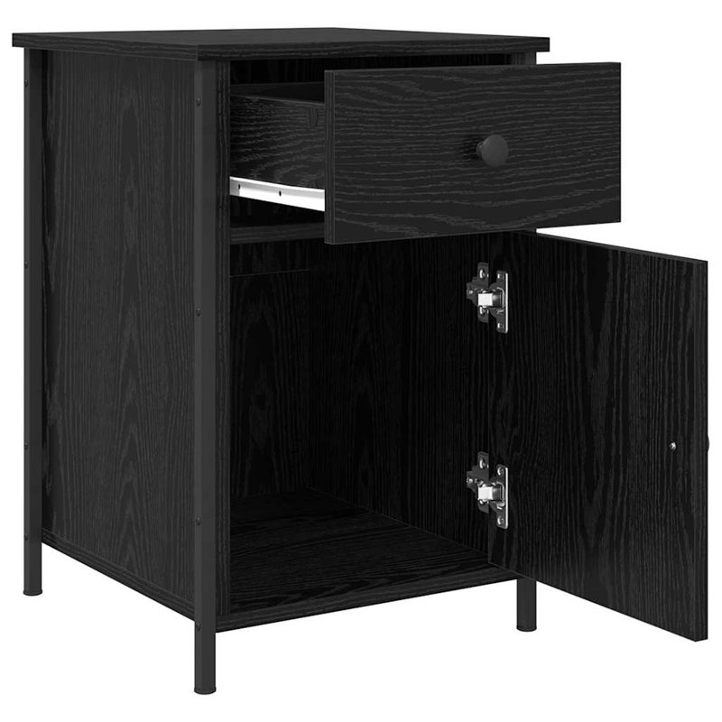 Bedside Cabinet 2 Pcs 40 X 42 X 60 Cm Engineered Wood, Artisan Oak
