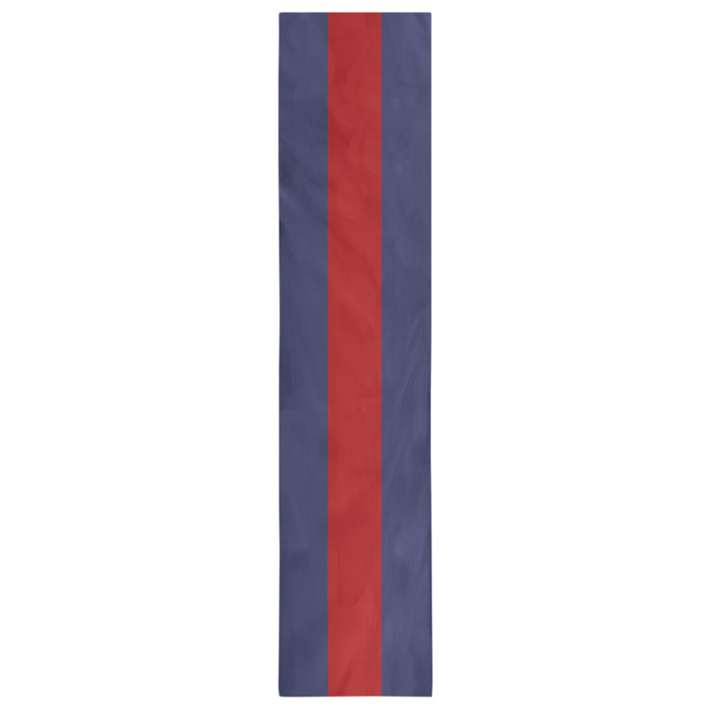 Chemin de table, 90 po x 16 po, Bleu / rouge / bleu, Chicago