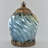 Blue LED Lanterns Twisted Iridescent Moroccan Style Lantern