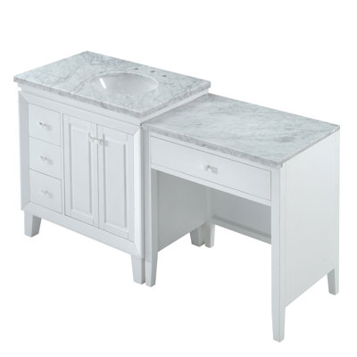 Ensemble de meuble-lavabo simple transitionnel 67 po Reynal