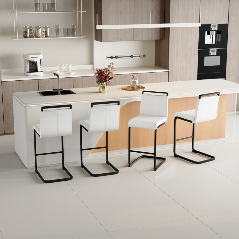 Tabouret de comptoir 25 po Meleigha, 4, Beige