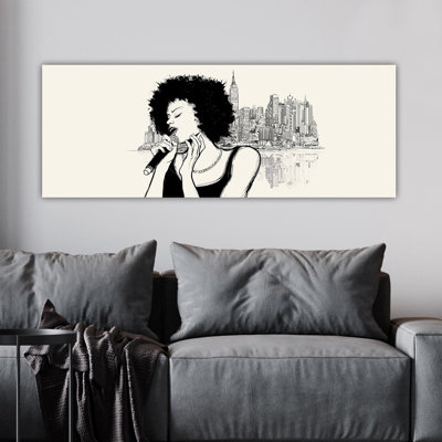 Superbe peinture sur toile décorative, 11,8 po x 31,5 po | 100% toile, encadrée avec un cadre 100% bois (épaisseur: 1,6 po) | Parfait pour la décoration intérieure, le salon et le bureau, élégant et accrocheur