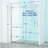 Semi-Frame Single Sliding Shower Door, 56-60/