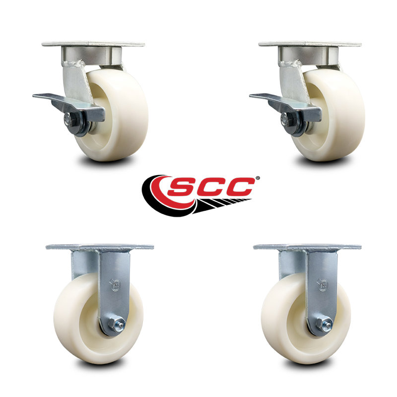 Kingpinle Swivel Caster Set Service Caster