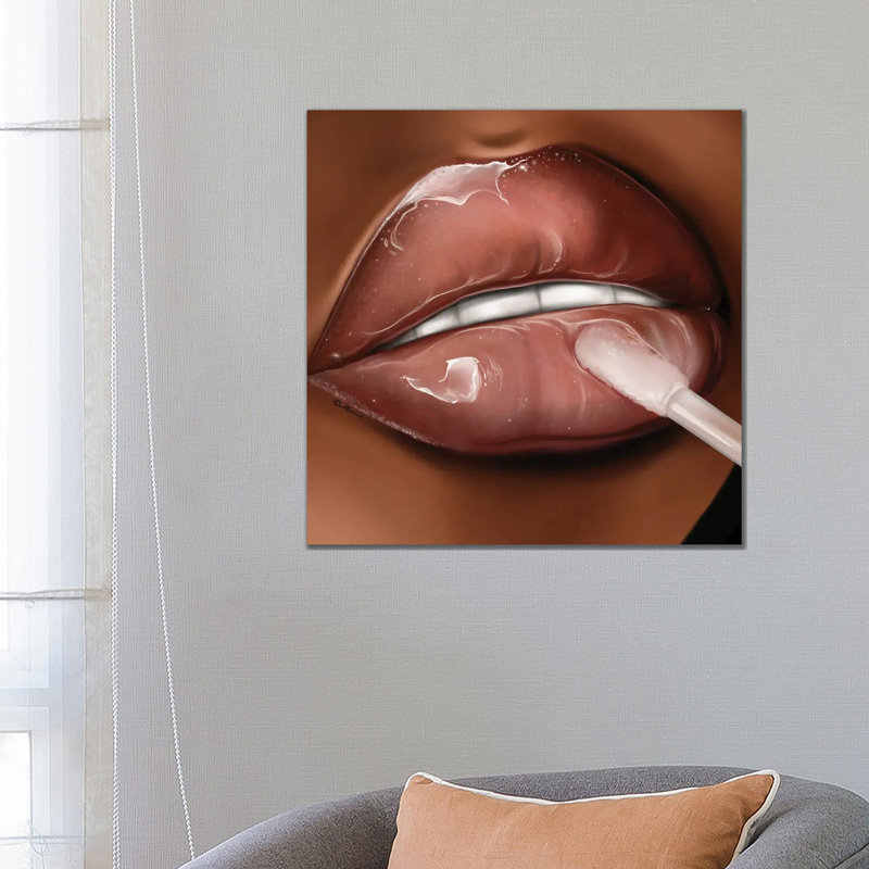 Brown Suga by DeeLashee - Print on Canvas, Wrapped Canvas, 45.72 cm H x 45.72 cm W x 3.175 cm D