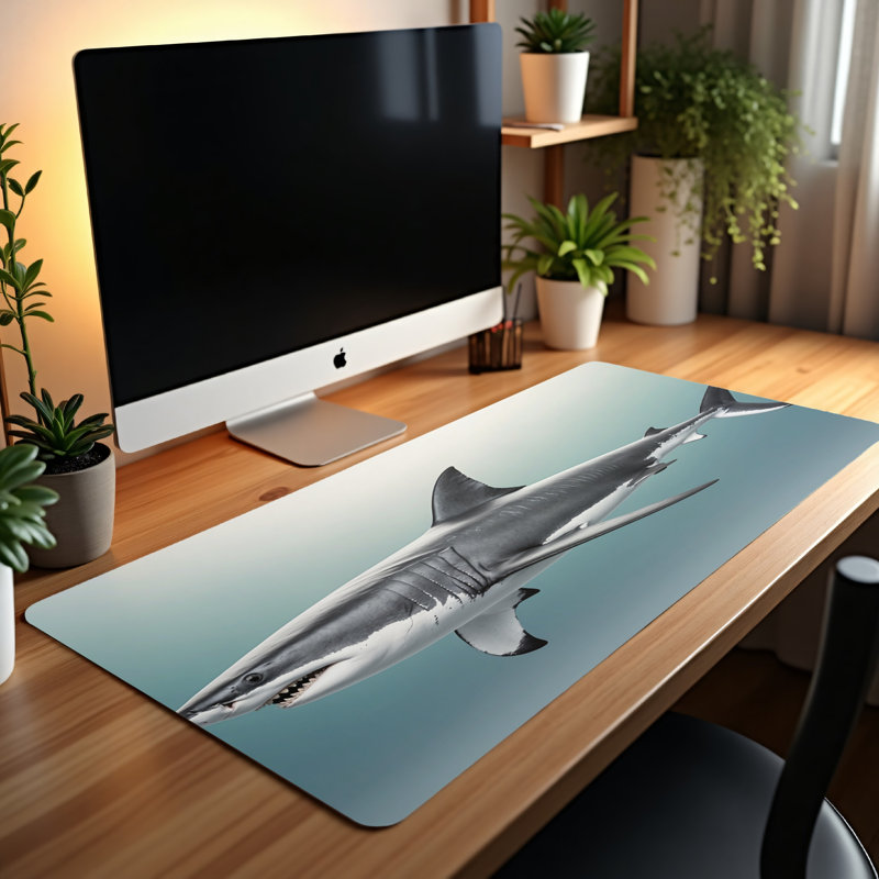 Polyester Desk Pad, 31.5x15.5