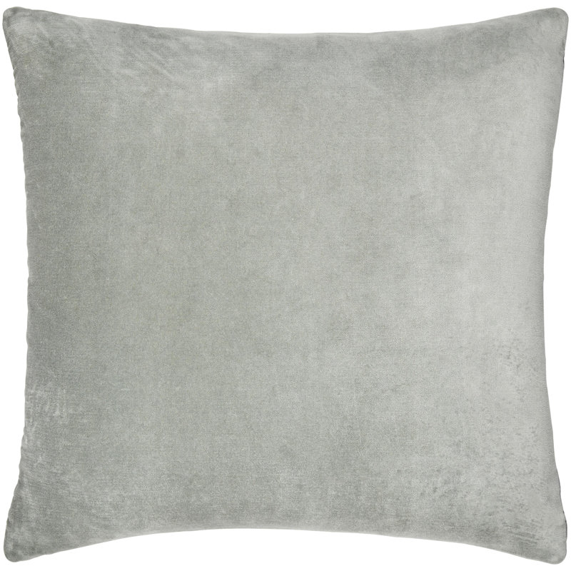 Coussin en coton Beyerne, 22 po x 22 po, Polyester/ Bourre en polyester, Sauge