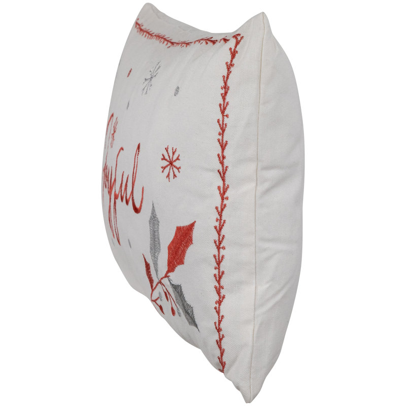 Cotton Lumbar Rectangular Pillow Cover & Insert