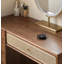 Coiffeuse et armoire de maquillage en noyer noir moderne minimaliste moderne