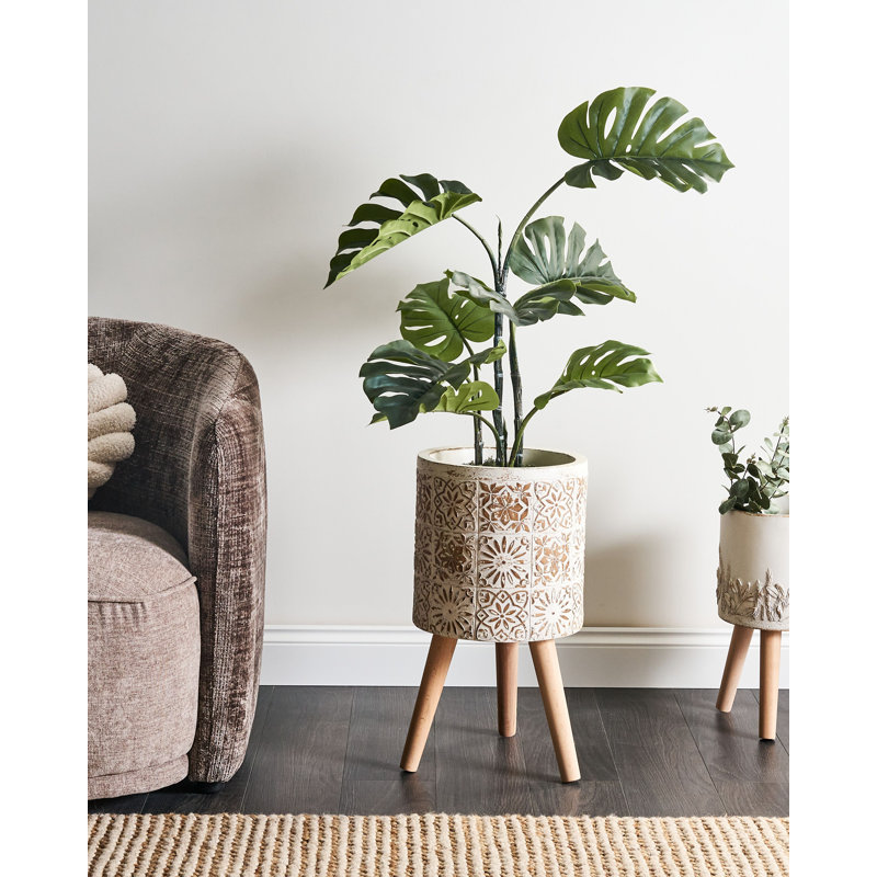 KARISTOS Handmade Ceramic Elevated Planter