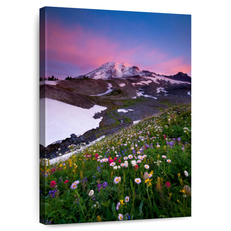 Alvord Mt. Rainier Sunrise, 51" H x 34" W