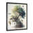 Impression noire sur toile encadrée sélectionné