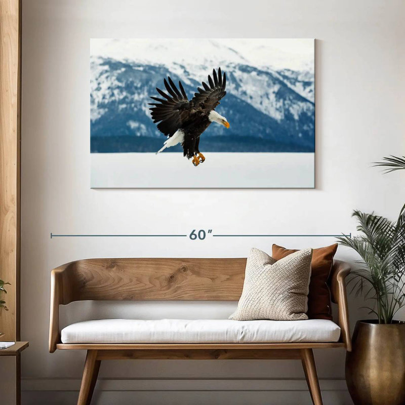 Alaskan Eagle, 30" H x 45" W