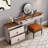 Maurece High-quality Makeup Vanity set,Power Outlet, Glass Top,Very easy to assemble-941805282