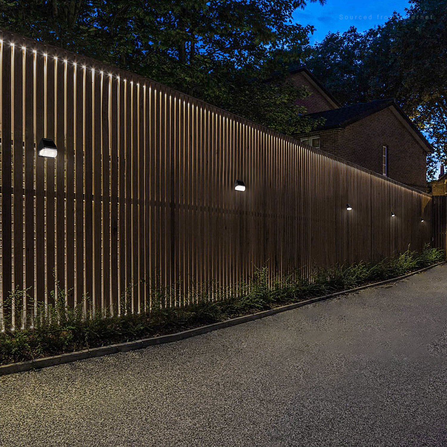 TORCHSTAR Luciole Integrated LED Solar Deck Lights Dusk to Dawn Waterproof for Garden, Wall, Steps 4000K & Reviews | Wayfair