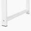 Bureau d'ordinateur avec tablettes de rangement et table de travail double-70478134
