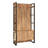Industrial Hall Stand, Atlantic Pine, 35.4 x 70.9 x 13.4 inches | 100% Melamine Coated Particle Board, Thickness: 0.7 inches | Sturdy Metal Frame, Stylish Storage Solution for Entryway & Home Organization